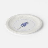 Assiettes En Carton Bluebonnet, Texas Wild Flower (Angle)