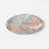 Assiettes En Carton Blush & Gold I (Angle)