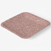 Assiettes En Carton Blush Pink Speckled Pattern Party (Angulaire)