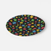 Assiettes En Carton Boardgame meepe noir (Angle)