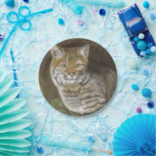 Assiettes En Carton Bobcat (Fête)