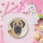 Assiettes En Carton Boerboel Peinture - Cute Original Chien Art (Fête)