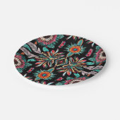 Assiettes En Carton Bohemain amérindien (Angle)