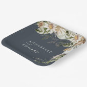 Assiettes En Carton bohemian botanical modern elegant foliage (Angulaire)