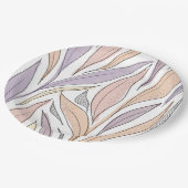 Assiettes En Carton bohemian pattern (Angle)