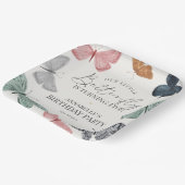 Assiettes En Carton Boho Butterfly Anniversaire Table (Angulaire)