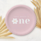 Assiettes En Carton Boho Daisy Plaques de papier d'anniversaire