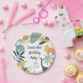 Assiettes En Carton Boho Dinosaur Baby Party (Fête)