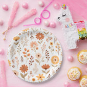 Assiettes En Carton Boho Fall Floral (Fête)