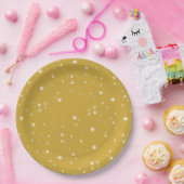 Assiettes En Carton Boho Gold Starlight (Fête)