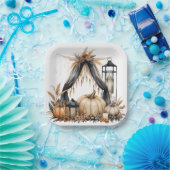 Assiettes En Carton Boho Gothic Halloween Party - Citrouille et Lanter (Fête)