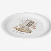 Assiettes En Carton Boho Hello Baby Nursery garde-robe Baby shower de  (Angle)