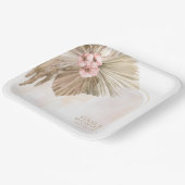 Assiettes En Carton Boho Oasis Floral Arch Mariage ID959 (Angulaire)