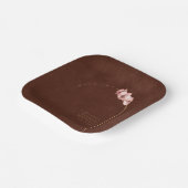 Assiettes En Carton Boho Oasis Orchid Arch Mariage Welcome ID959 (Angulaire)