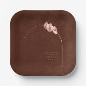 Assiettes En Carton Boho Oasis Orchid Arch Mariage Welcome ID959 (Recto)