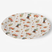 Assiettes En Carton Boho occidental (Angle)