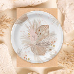 Assiettes En Carton Boho pampas herbe séchée aquarelle motif désert<br><div class="desc">Boho pampas séché herbe aquarelle désert motif,  parfait pour vos douches.</div>