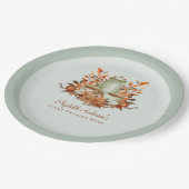 Assiettes En Carton Boho Terracotta Sage Tea Party Floral Dîner Evénem (Angle)