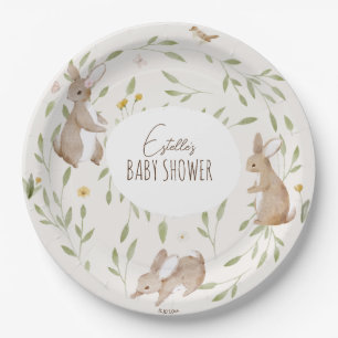 Assiettes En Carton Boho Woodland Animaux Forest Friends Baby shower