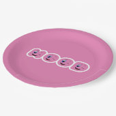 Assiettes En Carton Bois (Angle)