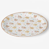 Assiettes En Carton Bois Animaux Giraffe Singe (Angle)