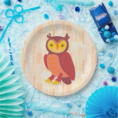 Assiettes En Carton Bois d'automne (Fête)