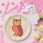 Assiettes En Carton Bois d'automne (Fête)