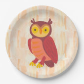 Assiettes En Carton Bois d'automne (Devant)