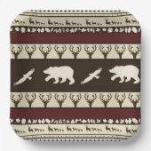 Assiettes En Carton Bois d'automne (Recto)