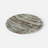 Assiettes En Carton Bois rustique (Angle)