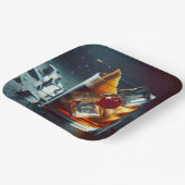 Assiettes En Carton Boisson à l'ancienne (Angulaire)