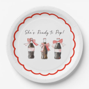 Assiettes En Carton Boisson gazeuse Red Baby prête à éclater !