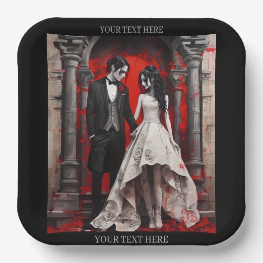 Assiettes En Carton Boîte cadeau pour bouteille de vin (Recto)