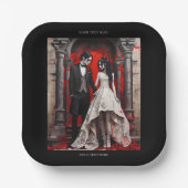 Assiettes En Carton Boîte cadeau pour bouteille de vin (Recto)