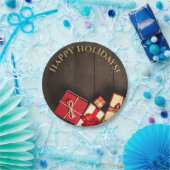 Assiettes En Carton Boîte cadeau rustique, Noël (Fête)