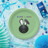 Assiettes En Carton Bol de pelouse Lapin de Pâques, Plaques de papeter (Fête)