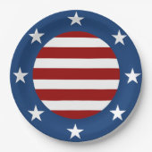 Assiettes En Carton Bold Americana (Devant)