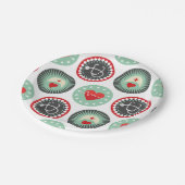 Assiettes En Carton Bold Nurse Pattern (Angle)