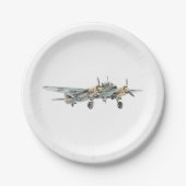 Assiettes En Carton Bombe Junkers Ju 88 (Devant)