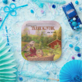 Assiettes En Carton Bon thanksgiving Apple Harvest (Fête)