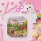 Assiettes En Carton Bon thanksgiving Apple Harvest (Fête)