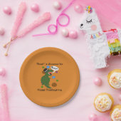 Assiettes En Carton Bon thanksgiving Dinosaur Roar Funny Personnaliser (Fête)