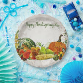 Assiettes En Carton Bon thanksgiving jour (Fête)