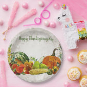 Assiettes En Carton Bon thanksgiving jour (Fête)