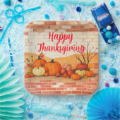 Assiettes En Carton Bon thanksgiving moderne Belle automne (Fête)