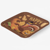 Assiettes En Carton Bon thanksgiving Plaque papier de récolte d'automn (Angulaire)