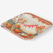 Assiettes En Carton Bon thanksgiving Populaire Belle automne (Angulaire)