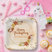 Assiettes En Carton Bon thanksgiving serviettes : (Fête)