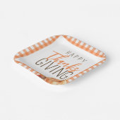 Assiettes En Carton Bon thanksgiving simple | Feuillage d'automne (Angulaire)