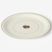 Assiettes En Carton Bon thanksgiving Turquie ceinture (Angle)